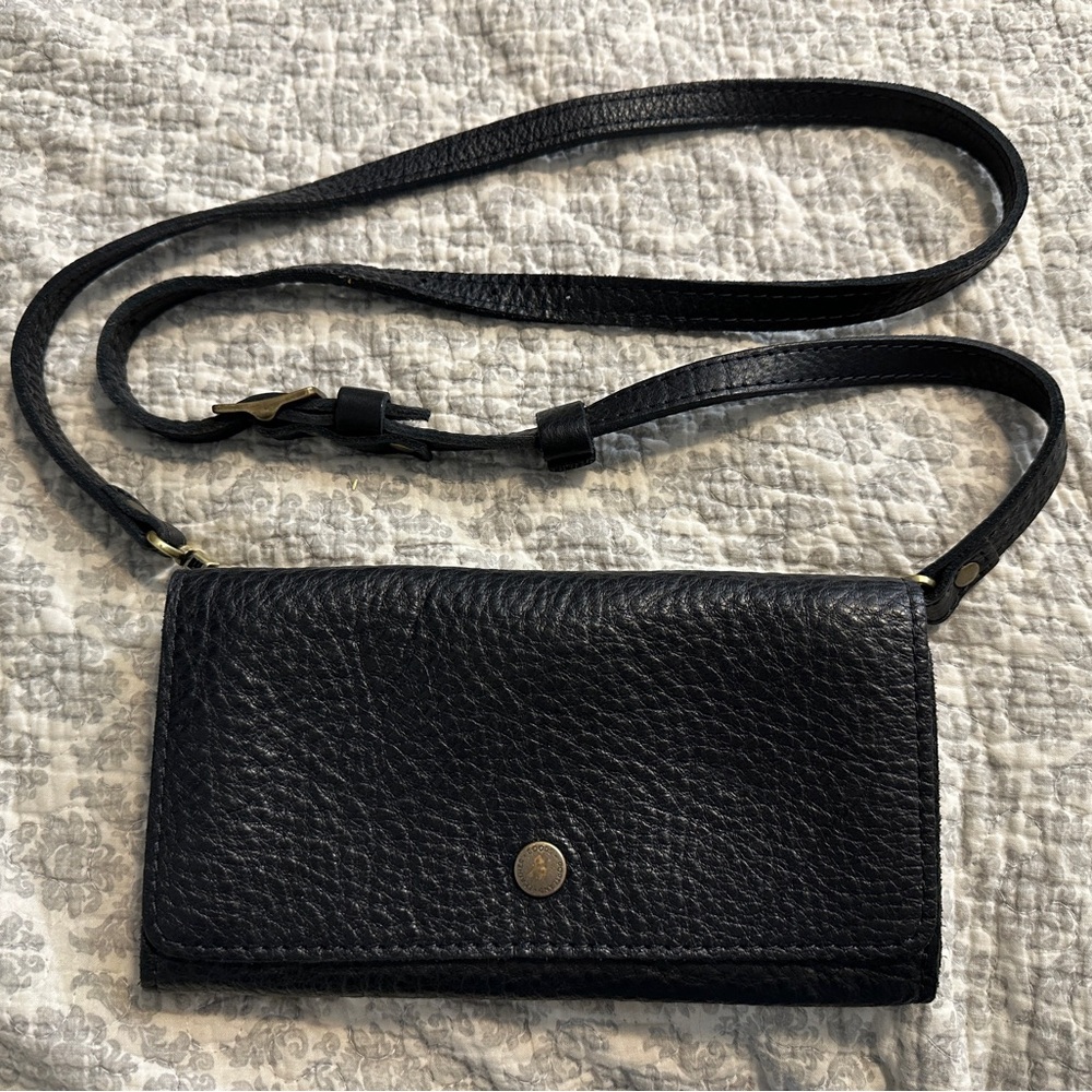 Portland Leather Midnight Crossbody Bag